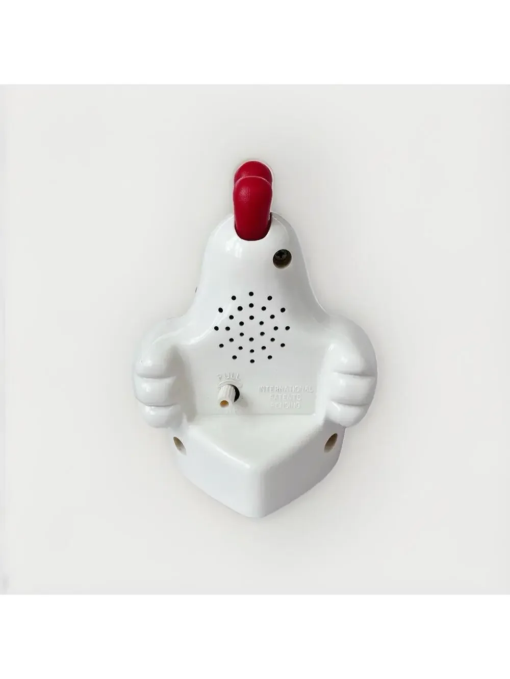 (RF) RARE Sunko Talking Rooster Clock Buenos Dias Animated Working 1980s Vintage